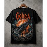 Carismatisort Gojıra Rock Müzik Bay Bayan Kadın Erkek Unisex Tişört Tshirt - Siyah - 2XL