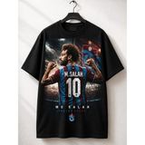 Carismatisort Mohamed Salah Trabzonspor Bay Bayan Erkek Kadın Unisex Tişört Tshirt - XL - Siyah