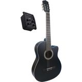 Carissa CG-39C Siyah Elektro Klasik Gitar