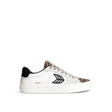 Cariuma 411301W85W-SALVAS Leather Leopard Beyaz-Çok Renkli Kadın Spor Ayakkabı