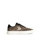Cariuma 511802P02M-NAIOCA Leopar Print Siyah-Kahve Süet Erkek Spor Ayakkabı