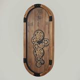 Çarklı Duvar Saati (80x34x8 cm)