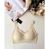 Carla Balensiz Dikişsiz Push-Up Invisible Ice-Silk (Görünmez) Sütyen - Ithal Bra - Ten Rengi