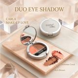 Carla Duo Eye Shadow- Ikili Göz Farı Paleti No: 312 - Kahverengi
