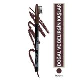 Carla Professional Make Up Özel Fırça Kapaklı Kaş Kalemi (Chocolate) - Eyebrow Pencil No: 215