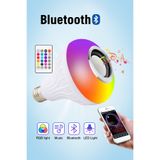 Carla Secret Bluetooth Hoparlör Rgb Ledli Lamba Kumandalı Müzik Çalar Ampul Renkli Ampul