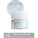 CARLA Uzun Süre Kalıcı Simli Açık Mavi Toz Göz Farı 2,5 G No:115
