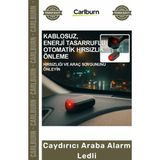 Carlburn #alarm Güneş Enerjili Solar Sahte Güvenlik Uyarı Kırmızı Flaşör Işık Caydırıcı Araba Alarm Ledli - Çok Renkli
