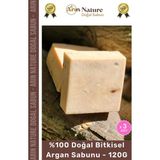 Carlburn #argansabunu %100 Doğal Güzel Kokulu El Yüz Saç Vücut Orijinal Bitkisel Argan Sabunu 120G - 3 Adet - Tek Ebat
