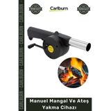 Carlburn #Ateş Profesyonel Piknik Kamp Barbekü Körüğü Üfleme Aparatı Manuel Mangal Ateş Yakma Cihazı