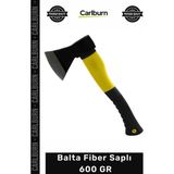 Carlburn #baltakeskin Sağlam Kamp Baltası Odun Ağaç Kesme Kesim Ayırma Dağcı Balta Fiber Saplı 600 gr - Tek Ebat