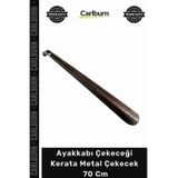 Carlburn #Çekecek Sağlam Dayanıklı Kalın Demir Kahverengi Boy Ayakkabı Çekeceği Kerata Metal Çekecek 70 Cm