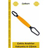 Carlburn #çokluanahtar Profesyonel Dayanıklı Paslanmaz Çelik Ergonomik Tasarım Çoklu Anahtar Vakumlu 6-22MM - Tek Ebat - Çok Renkli