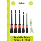 Carlburn #DetayFırçası Farklı Boy Islak Kuru Otomobil Oto Araç Araba Klima Temizlik Detay Fırçası 5+1 Set