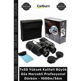 Carlburn #dürbün Hd Bak4 Prizma 7X50 Yüksek Kaliteli Büyük Göz Mercekli Profesyonel Dürbün 1000M/56M