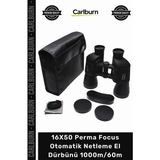 Carlburn #dürbün Profesyonel Bak4 Prizma Mercek 16X50 Perma Focus – Otomatik Netleme El Dürbünü 1000M60M - Tek Ebat