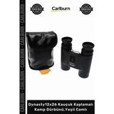 Carlburn #dürbün Profesyonel Su Geçirmez Avcı Zoom DYNASTY12X26 Kauçuk Kaplamalı Kamp Dürbünüyeşil Camlı - Tek Ebat