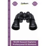 Carlburn #dürbün Su Geçirmez Zoom Avcılık Doğa Sporları 10X50 Kauçuk Kaplama Profesyonel El Dürbün - Tek Ebat