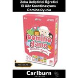 Carlburn Eğitici Zeka Geliştirici Öğretici El Göz Koordinasyonu Aile Boyu Eğitim 28 Parça Domino Oyunu