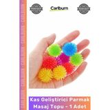 Carlburn #egzersiz El Egzersiz Terapi Rehabilitasyon Stres Giderici Kas Geliştirici Parmak Masaj Topu - 1 Adet - Çok Renkli