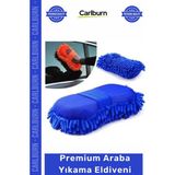 Carlburn #eldiven Mikrofiber Çizmez Oto Bakım Lüks Köpüklü Yumuşak Süngerli Premium Araba Yıkama Eldiveni - Tek Ebat - Çok Renkli