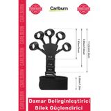 Carlburn #ElYayı Profesyonel Fitness Spor Antrenman Ekipmanı Damar Belirginleştirici El Kas Bilek Güçlendiric