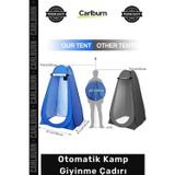 Carlburn #GiyinmeÇadırı Su Geçirmez Katlanabilir Duş Tuvalet Soyunma Kabini Pratik Otomatik Kamp Giyinme Çadı