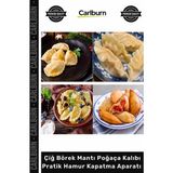 Carlburn #hamurkesme Paslanmaz Çelik Mantı Kurabiye Donut Kesici 75 cm Profesyonel Yuvarlak Hamur Kesme Kalıbı