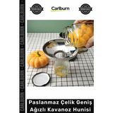 Carlburn #huni Profesyonel Reçel Sos Konserve Dolum Aparatı Paslanmaz Çelik Geniş Ağızlı Kavanoz Hunisi - Çok Renkli