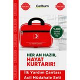 Carlburn #İlkYardımSeti Medikal Araç Ev Ofis Kompakt Taşınabilir Medikal İlk Yardım Çantası Acil Müdahale Set