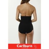 Carlburn Iz Göstermeyen Toparlayıcı Şekillendirici Sıkılaştırıcı Push-Up Lazer Kesim Yüksek Bel Slip Korse - S - M