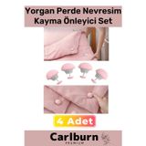 Carlburn #Klips Dayanıklı Klips Kayma Önleyici Yatak Düzenleyici Aparatı Yorgan Nevresim 4'lü Sabitleme Seti