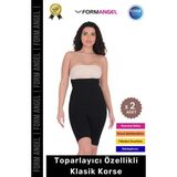 Carlburn #korse Iz Göstermeyen Kaymaz Dikişsiz Vücut Şekillendiren Kalça Toparlayıcı Klasik Korse - 2 Adet - 2XL/3XL