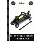 Carlburn #Kriko Hidrolik Profesyonel Oto Tamir Bakım Servis Ekipmanı 2 Ton Arabalı Tekerli Timsah Kriko