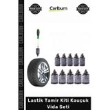 Carlburn #LastikKiti Profesyonel Hızlı Pratik Otomobil Motosiklet Sızdırmaz Lastik Tamir Kiti Kauçuk Vida Set