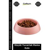 Carlburn #mamakabı Kaliteli Dayanıklı Sağlam Plastik Evcil Hayvan Beslenme Hijyenik Küçük Yuvarlak Mama Kabı - Çok Renkli
