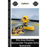 Carlburn #numaratör Hareketli Kayan Figür Kaykay Oto Araç Kaykay Numaratör Torpido Üstü Numaralık