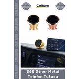 Carlburn #otoaksesuar Güçlü Mıknatıslı Otomobil Araba Eşya 360 Döner Metal Torpidoya Yapışkan Telefon Tutucu - Çok Renkli
