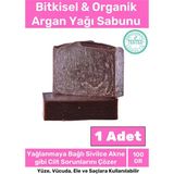 Carlburn Özel Bitkisel Doğal Organik Güzel Kokulu El Yüz Saç Argan Yağı Sabunu