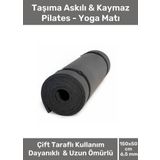 Carlburn Özel Konfor Modeli Çift Taraflı Kaymaz Silinebilir Antibakteriyel Yoga Meditasyon Minderi 6,5mm Mat