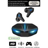 Carlburn Özel Rgb Işıklı K55 Tws Pro Extra Bass Mikrofonlu 3D Stereo Ses Bluetooth Kablosuz Oyuncu Kulaklık - Çok Renkli