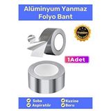 Carlburn Özel Suya Sıcaklığa Dayanıklı Tamir Soba Boru Yama Alüminyum Yanmaz Folyo Bant 44MM 20MT - 1 Adet