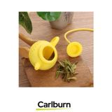 Carlburn Özel Tasarım Yıkanabilir Minimalist Taşınabilir Bitki Çayı Çaydanlık Tasarımlı Çay Demleme Süzgeci