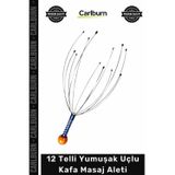 Carlburn Özel Üretim 12 Telli Yumuşak Uçlu Gevşetici Stres Azaltıcı Manuel Taşınabilir Kafa Masaj Aleti