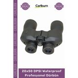 Carlburn Özel Üretim Askeri Avcı Tipi Net Görüş Sağlayan Ergonomik 20X50 Dpsı Waterproof Profesyonel Dürbün - Tek Ebat