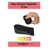 Carlburn Özel Üretim Ayakkabı İçi Görünmeyen Hava Yastıklı Gizli Destekli Yükselten Boy Uzatan Tabanlık 5 Cm