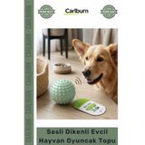 Carlburn Özel Üretim Dayanıklı Kauçuk Diş Kaşıyıcı Kedi Köpek Çiğneme Sesli Dikenli Evcil Hayvan Oyuncak Topu