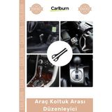 Carlburn Özel Üretim Deri Görünümlü Şık Tasarım Telefon Bozuk Para Kutu Tutucu Araç Koltuk Arası Düzenleyici - Çok Renkli