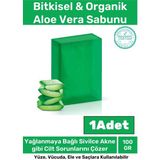 Carlburn Özel Üretim Doğal Koku Yüz Cilt Beyazlatıcı Nemlendirici Aloe Vera Sabunu 1 Adet