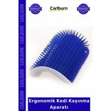 Carlburn Özel Üretim Duvar Köşe Masaj Tarağı Tüy Toplama Fırçası Dayanıklı Ergonomik Kedi Kaşınma Aparatı - Tek Ebat